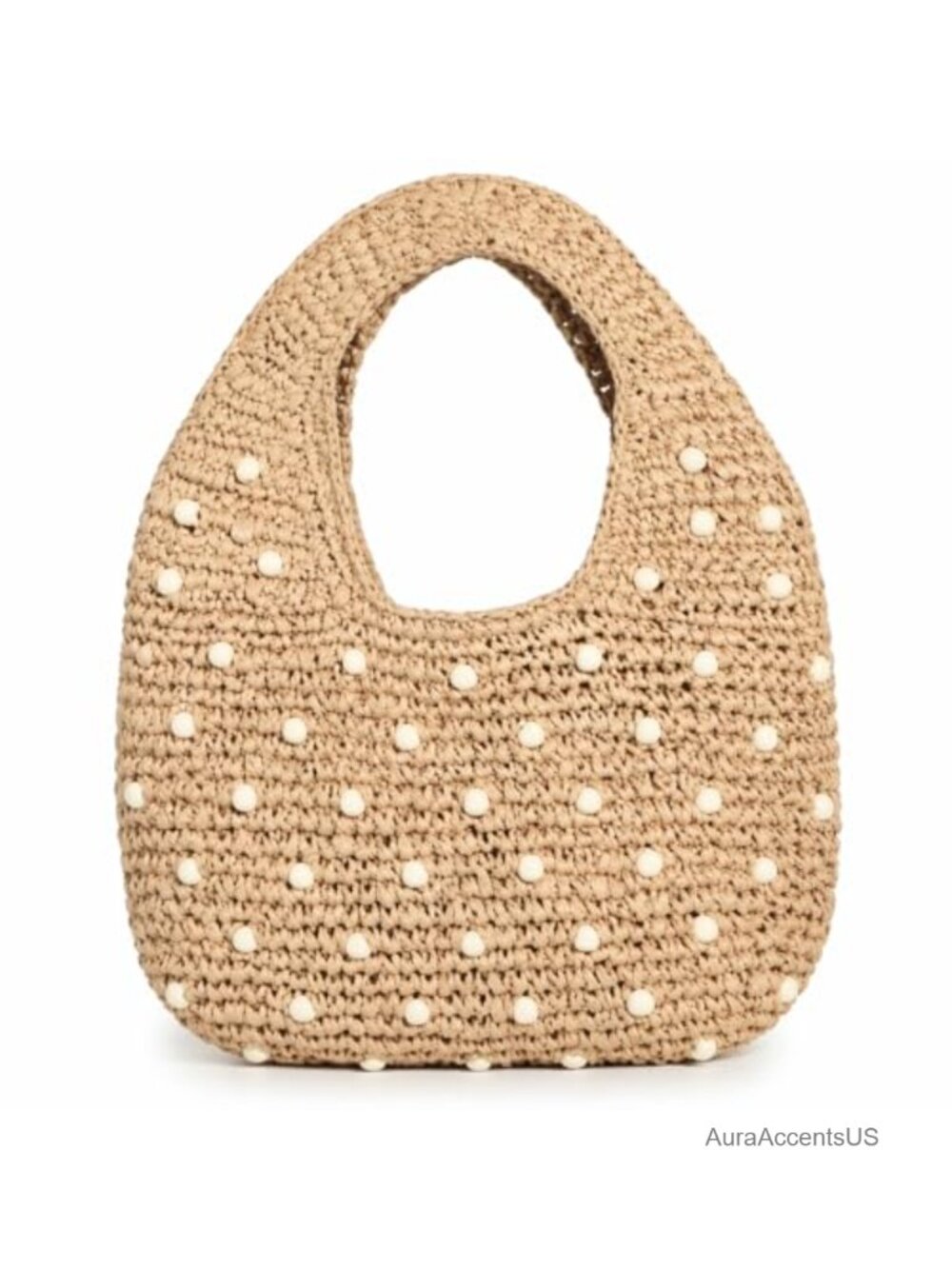 Micro Straw Beaded Evening Bag Woven Clutch Wristlet for Wedding
